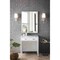 James Martin Vanities Addison 30in Countertop Unit, Glossy White w/ 3 CM Carrara Marble Top E444-CU30-GW-3CAR - alternate 3